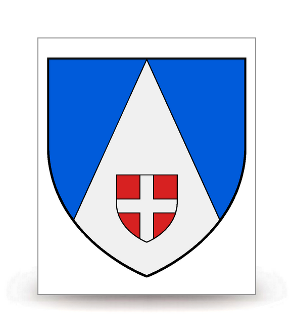 74 Haute-Savoie - Blason - Autocollant plaque immatriculation®