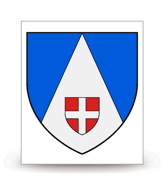 74 Haute-Savoie - Blason - Autocollant plaque immatriculation®