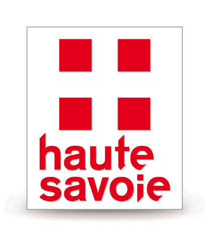 74 Haute-Savoie - Département (2015) - Autocollant plaque immatriculation®