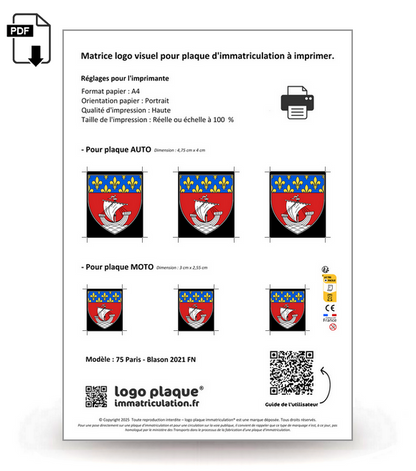 75 Paris - Coat of Arms 2021 FN