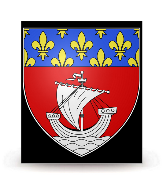 75 Paris - Blason 2021 FN - Autocollant plaque immatriculation®