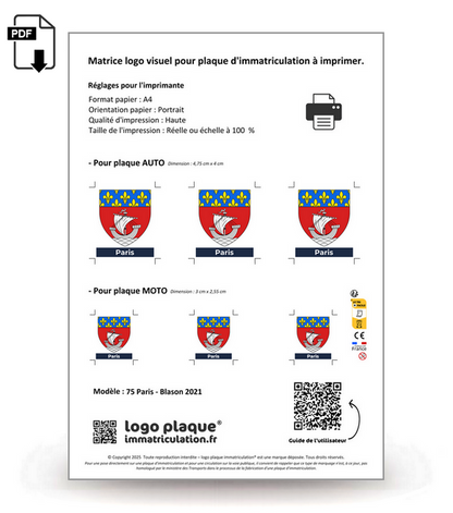 75 Paris - Blason 2021