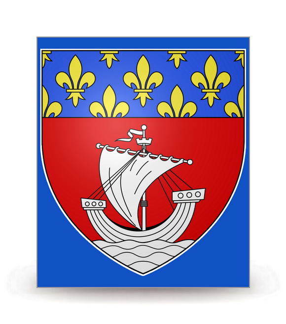 75 Paris - Blason FB - Autocollant plaque immatriculation®