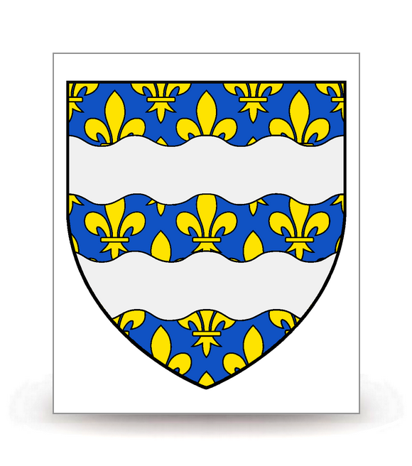 77 Seine-et-Marne - Blason - Autocollant plaque immatriculation®