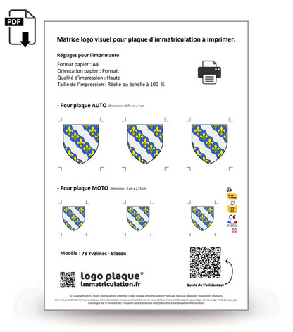 78 Yvelines - Blason