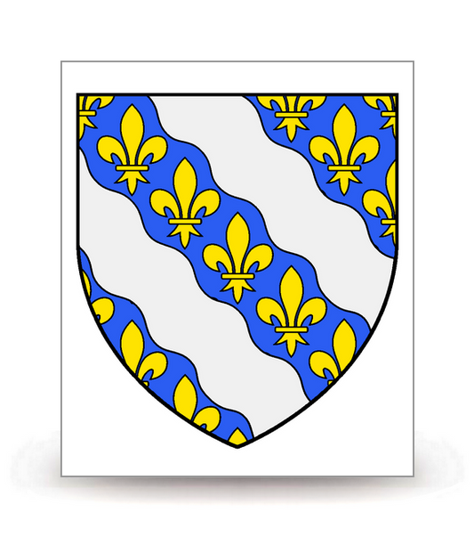 78 Yvelines - Blason - Autocollant plaque immatriculation®