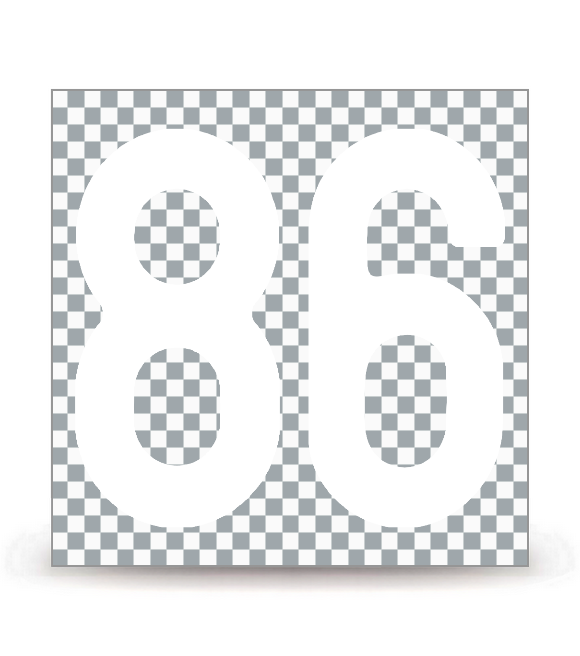 86 - Vienne | Autocollant plaque immatriculation®