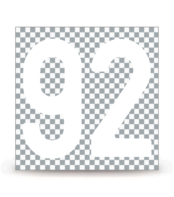 92 - Hauts-de-Seine | Autocollant plaque immatriculation®