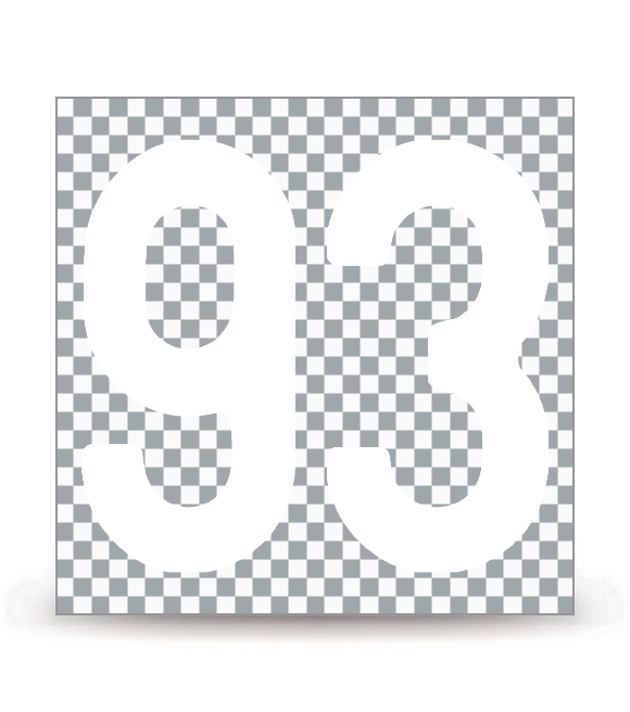 93 - Seine-Saint-Denis | Autocollant plaque immatriculation®