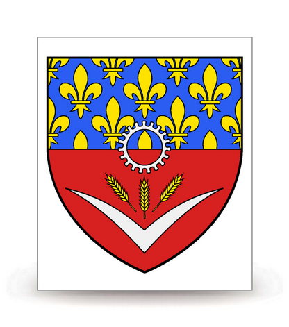 93 Seine-Saint-Denis - Blason - Autocollant plaque immatriculation®