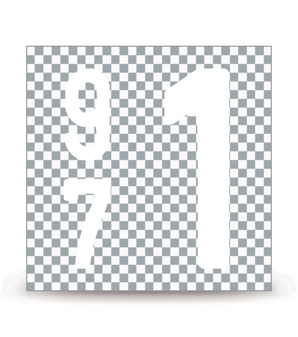 971 - Guadeloupe | Autocollant plaque immatriculation®