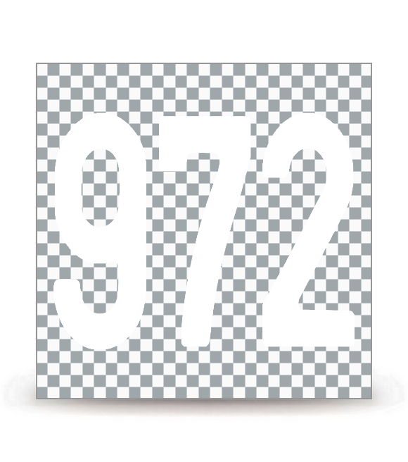 972-H - Martinique - Horizontal | Autocollant plaque immatriculation®
