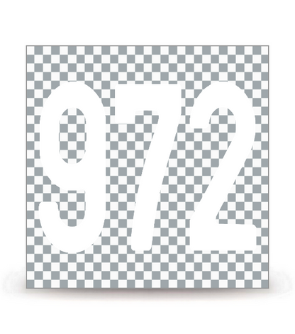 972-H - Martinique - Horizontal | Autocollant plaque immatriculation®