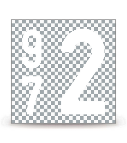 972 - Martinique | Autocollant plaque immatriculation®