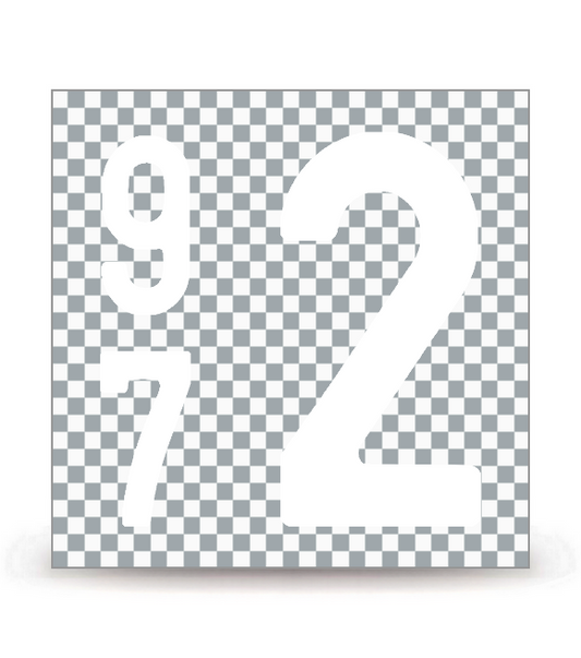 972 - Martinique | Autocollant plaque immatriculation®