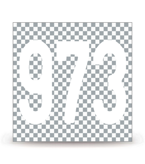 973-H - Guyane - Horizontal | Autocollant plaque immatriculation®