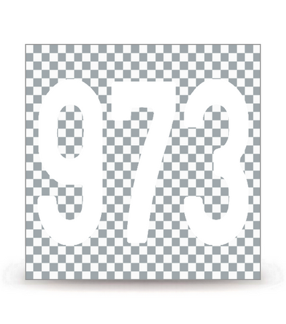 973-H - Guyane - Horizontal | Autocollant plaque immatriculation®