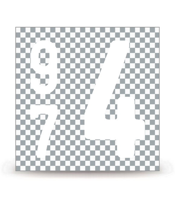 974 - Réunion | Autocollant plaque immatriculation®