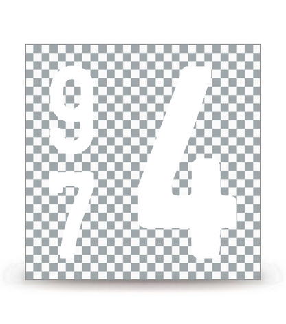 974 - Réunion | Autocollant plaque immatriculation®