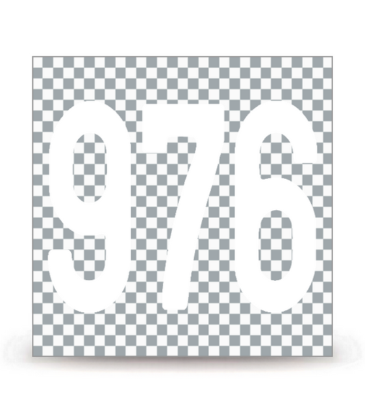 976-H - Mayotte - Horizontal | Autocollant plaque immatriculation®