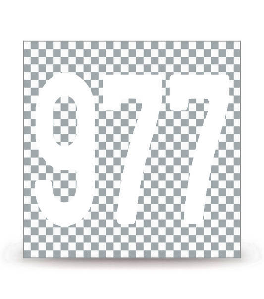 977-H - Saint-Barthélemy - Horizontal | Autocollant plaque immatriculation®