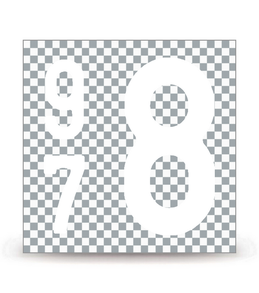 978 - Saint-Martin | Autocollant plaque immatriculation