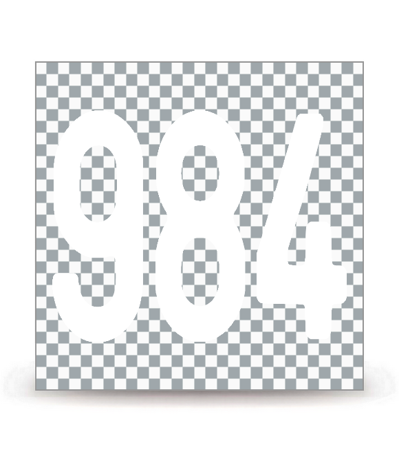 984-H -  TAAF - Horizontal | Autocollant plaque immatriculation®