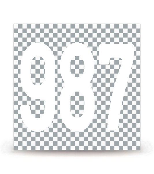 987-H - Polynésie Française - Horizontal | Autocollant plaque immatriculation®