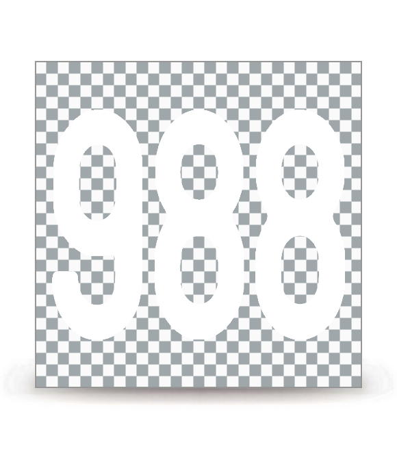 988-H - Nouvelle-Calédonie - Horizontal | Autocollant plaque immatriculation®