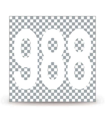 988-H - Nouvelle-Calédonie - Horizontal | Autocollant plaque immatriculation®