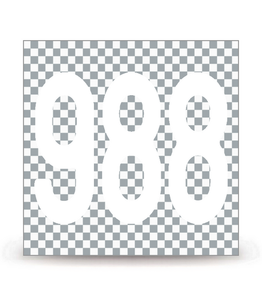 988-H - Nouvelle-Calédonie - Horizontal | Autocollant plaque immatriculation®