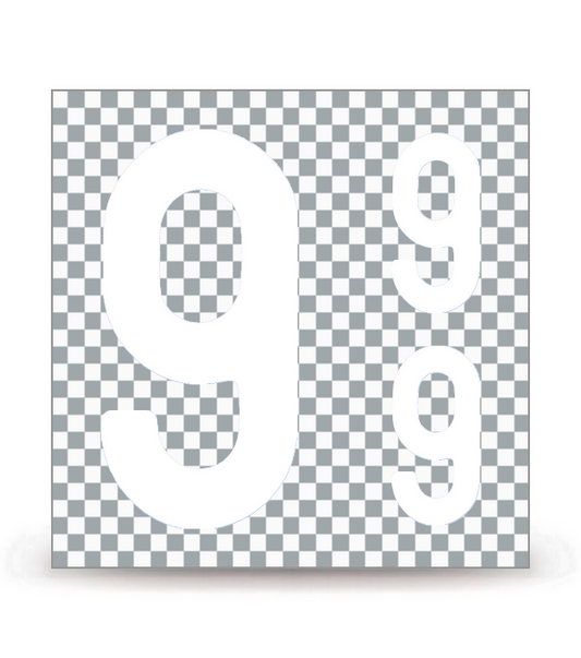 999 - Triple Neuf | Autocollant plaque immatriculation®