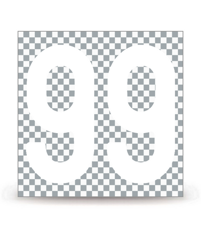 99 - Double Neuf | Autocollant plaque immatriculation®