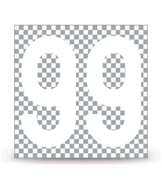 99 - Double Neuf | Autocollant plaque immatriculation®