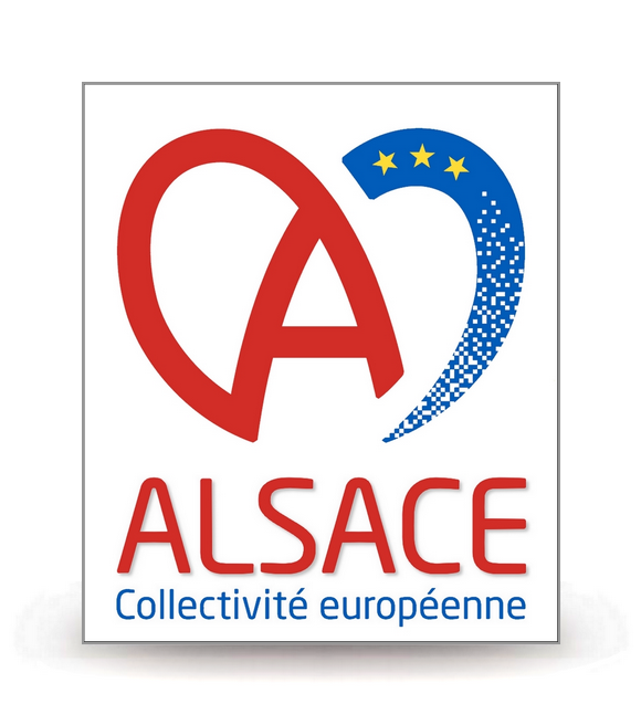 Alsace - Collectivité 2021 - Logo Plaque Immatriculation® - Autocollant DIY