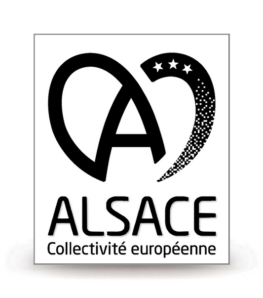 Alsace - Collectivité 2021 BK - Logo Plaque Immatriculation® - Autocollant