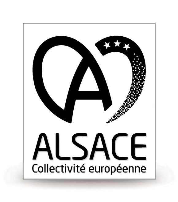 Alsace - Collectivité 2021 BK - Logo Plaque Immatriculation® - Autocollant DIY