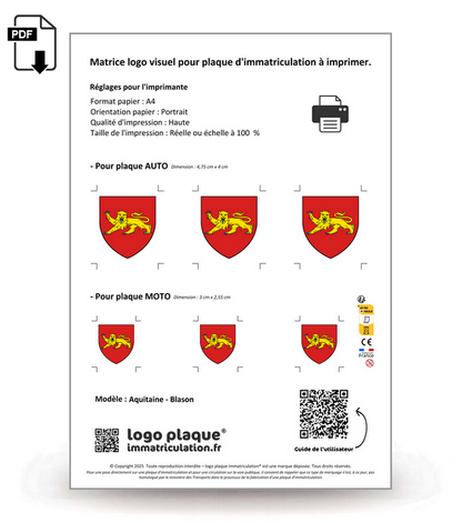 Aquitaine - Blason