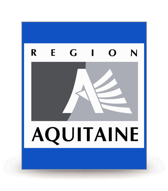 Aquitaine - LogoType 2009 BK - Autocollant plaque immatriculation®