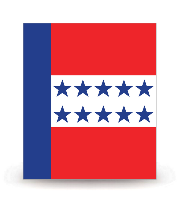 Archipel des Tuamotu - Drapeau Ajusté - Autocollant plaque immatriculation®