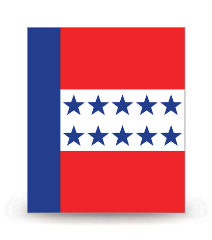 Archipel des Tuamotu - Drapeau Ajusté - Autocollant plaque immatriculation®