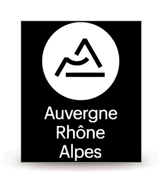 Auvergne-Rhône-Alpes - LogoType 2022 FN - Autocollant plaque immatriculation®