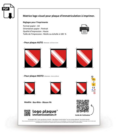 Bas-Rhin - Blason FN