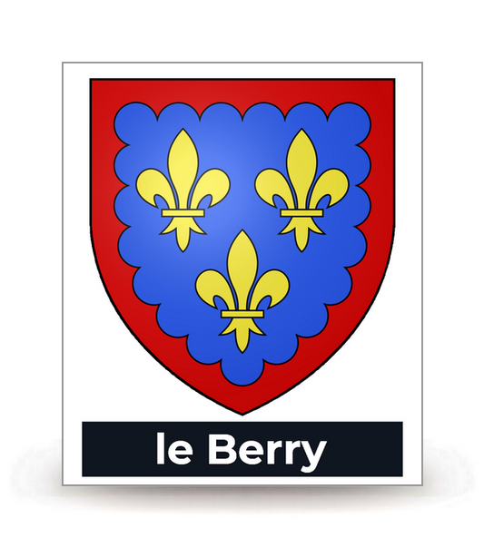 Berry - Blason - Autocollant plaque immatriculation®