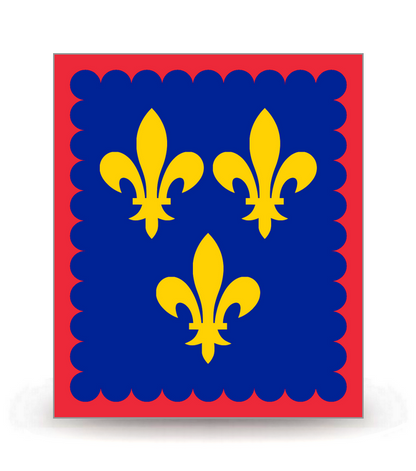 Berry - Drapeau Ajusté - Autocollant plaque immatriculation®