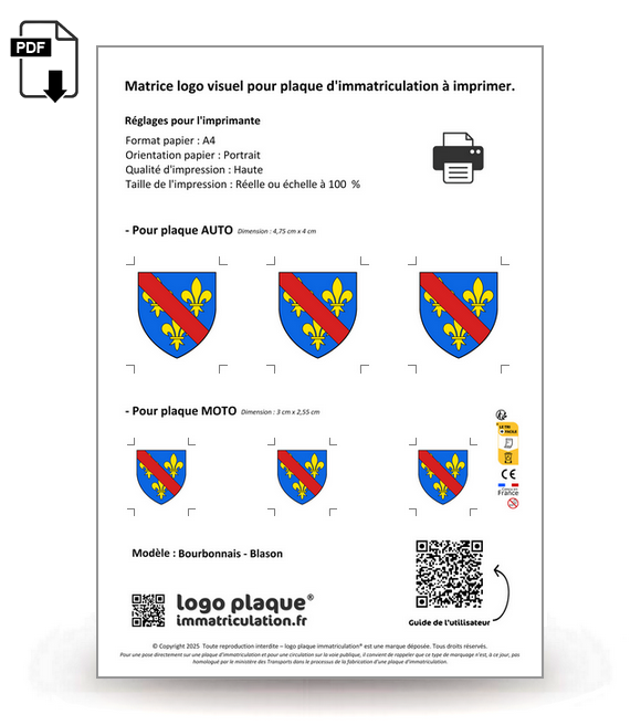 Bourbonnais - Blason