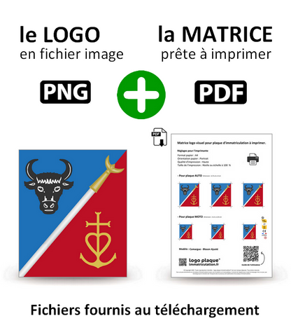 Camargue - Blason Ajusté