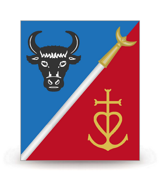 Camargue - Blason Ajusté - Autocollant plaque immatriculation®