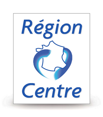 Centre-Val de Loire - LogoType 2009 - Autocollant plaque immatriculation®