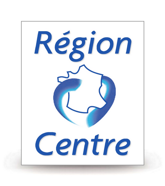 Centre-Val de Loire - LogoType 2009 - Autocollant plaque immatriculation®